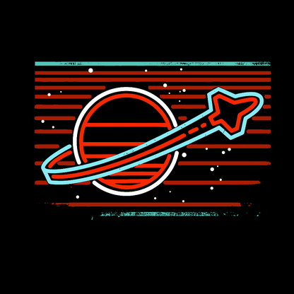 Retro Space Launch Geek T-Shirt