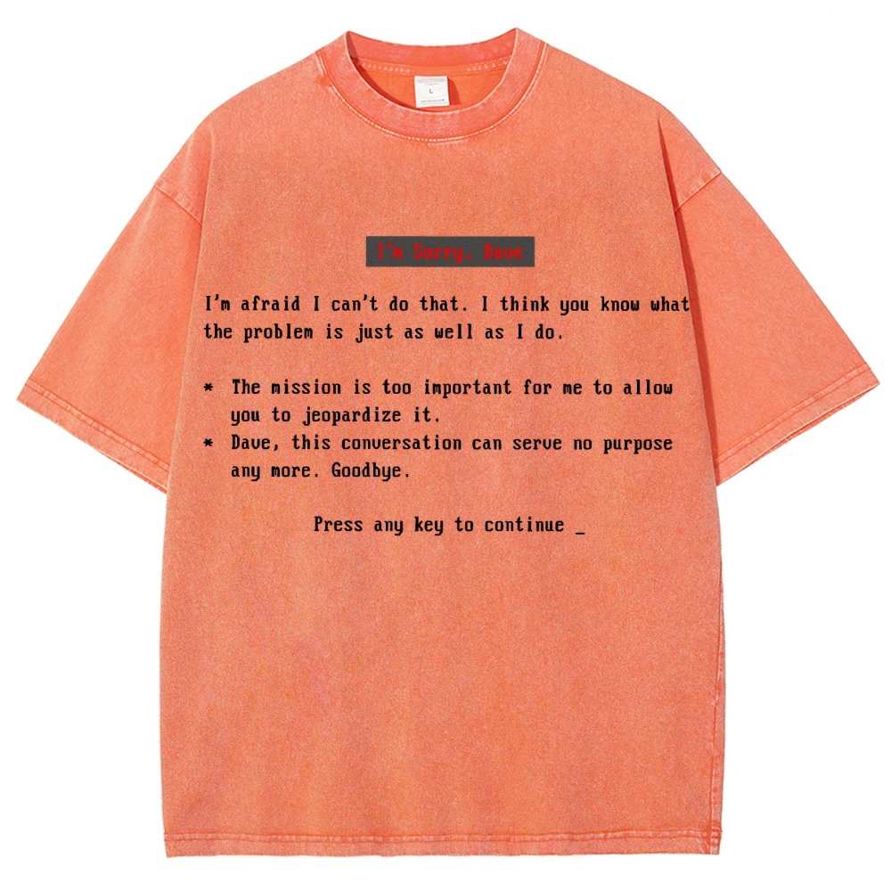 Blue Screen of AI Vintage Distressed T-shirt