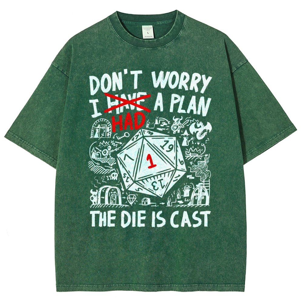 The Die Is Cast Vintage Distressed T-shirt