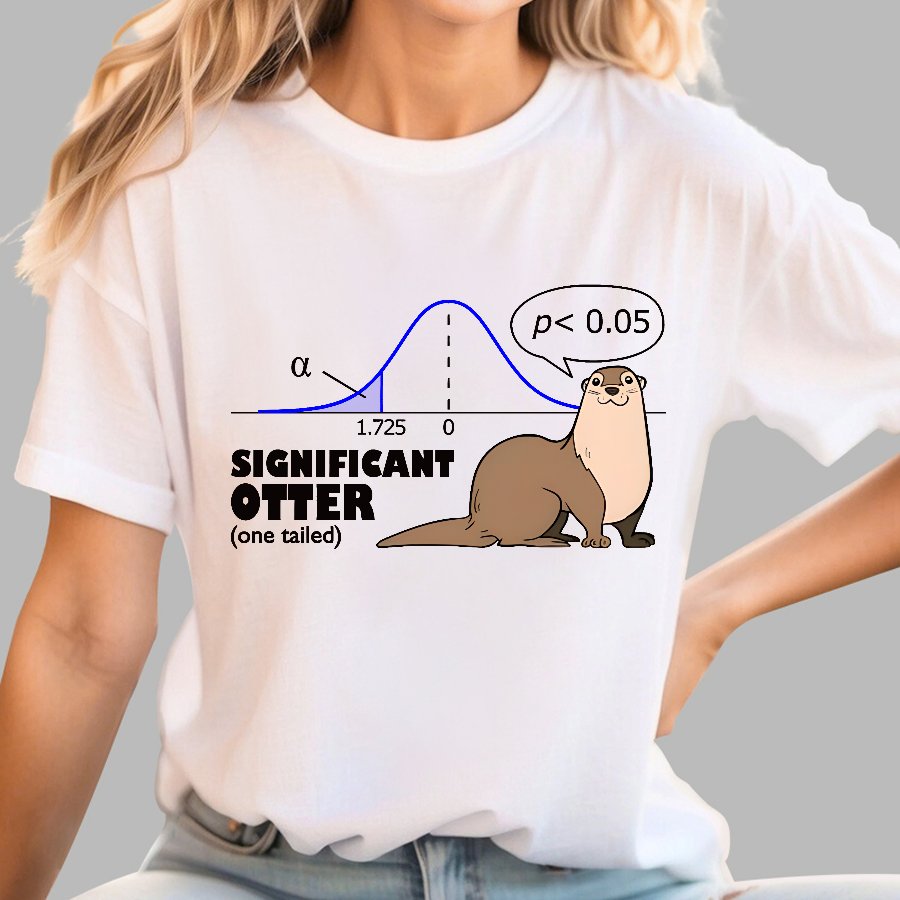 Significant Otter (One Tailed) Geek T-Shirt