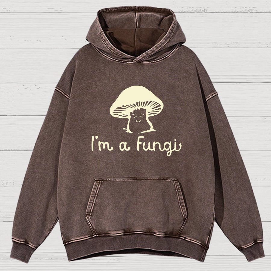 Funny Mushrooms Humor Vintage Distressed Hoodie