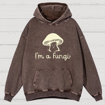 Funny Mushrooms Humor Vintage Distressed Hoodie