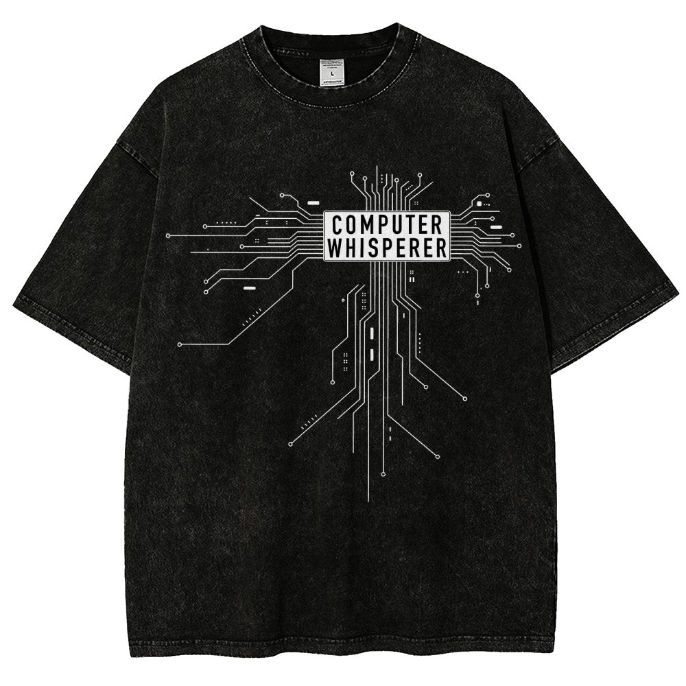 Computer Whisperer Vintage Distressed T-shirt