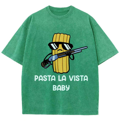 Pasta la Vista Baby Vintage Distressed T-shirt