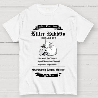 Adopt a Killer Rabbit Geek T-Shirt