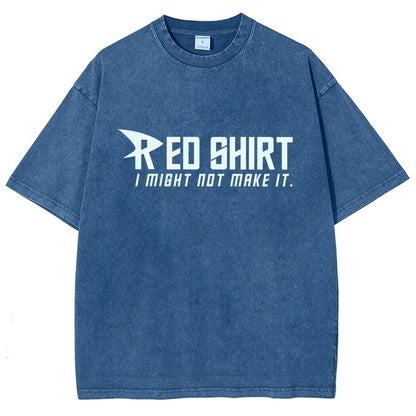 Red Shirt Vintage Distressed T-shirt