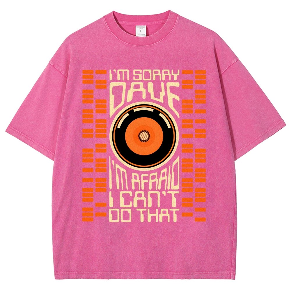 I'm Sorry Dave Vintage Distressed T-shirt