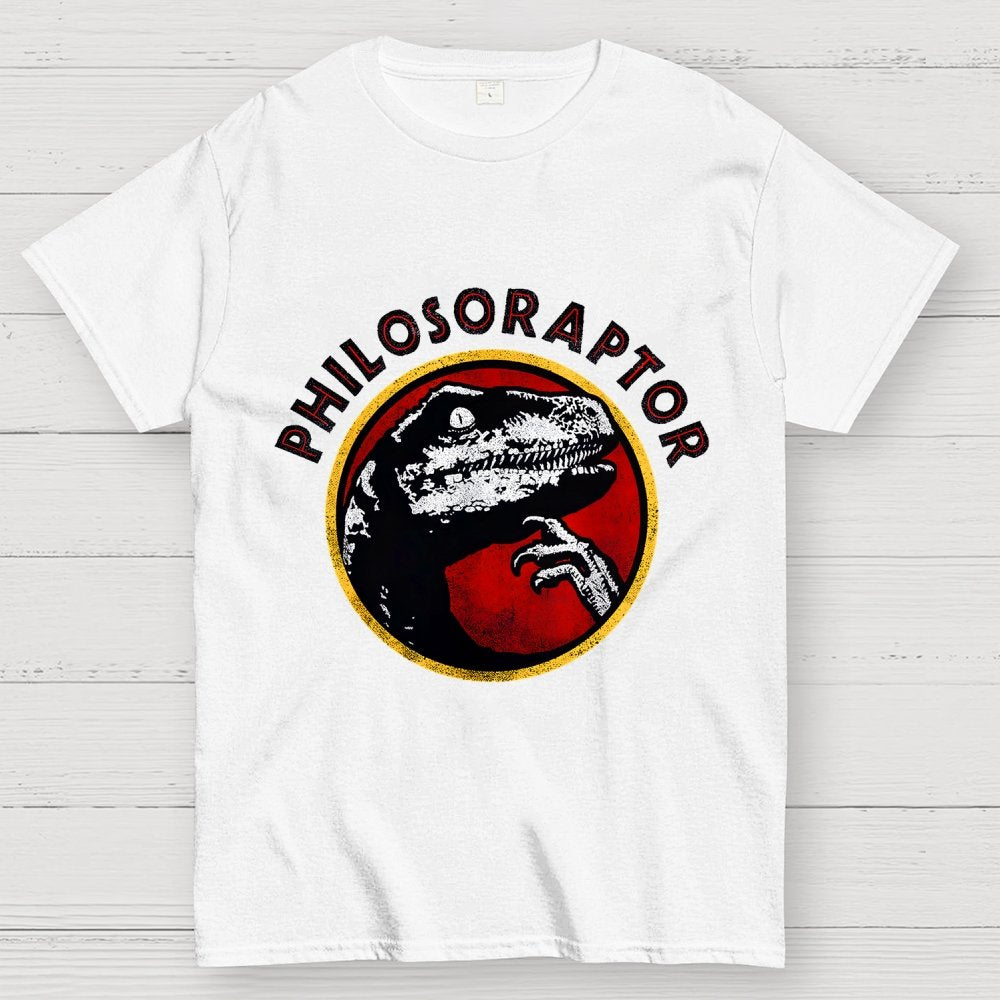 Philosoraptor Meme Funny Velociraptor Dinosaur Geek T-Shirt