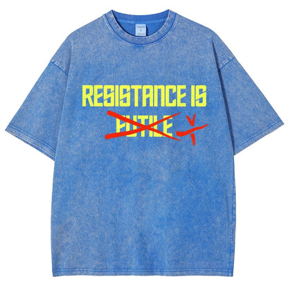 Resistance is futile Vintage Distressed T-shirt