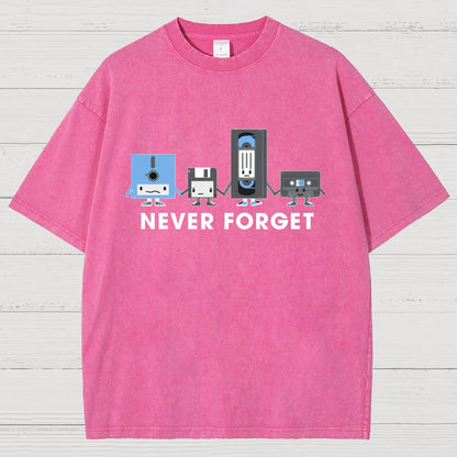 Never Forget Vintage Distressed T-shirt