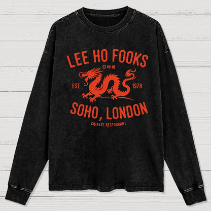 Lee Ho Fooks Vintage Resto Washed Long Sleeve Tee