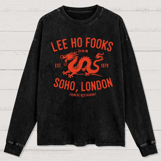 Lee Ho Fooks Vintage Resto Washed Long Sleeve Tee