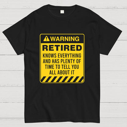 Retired Warning Geek T-Shirt