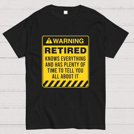 Retired Warning Geek T-Shirt