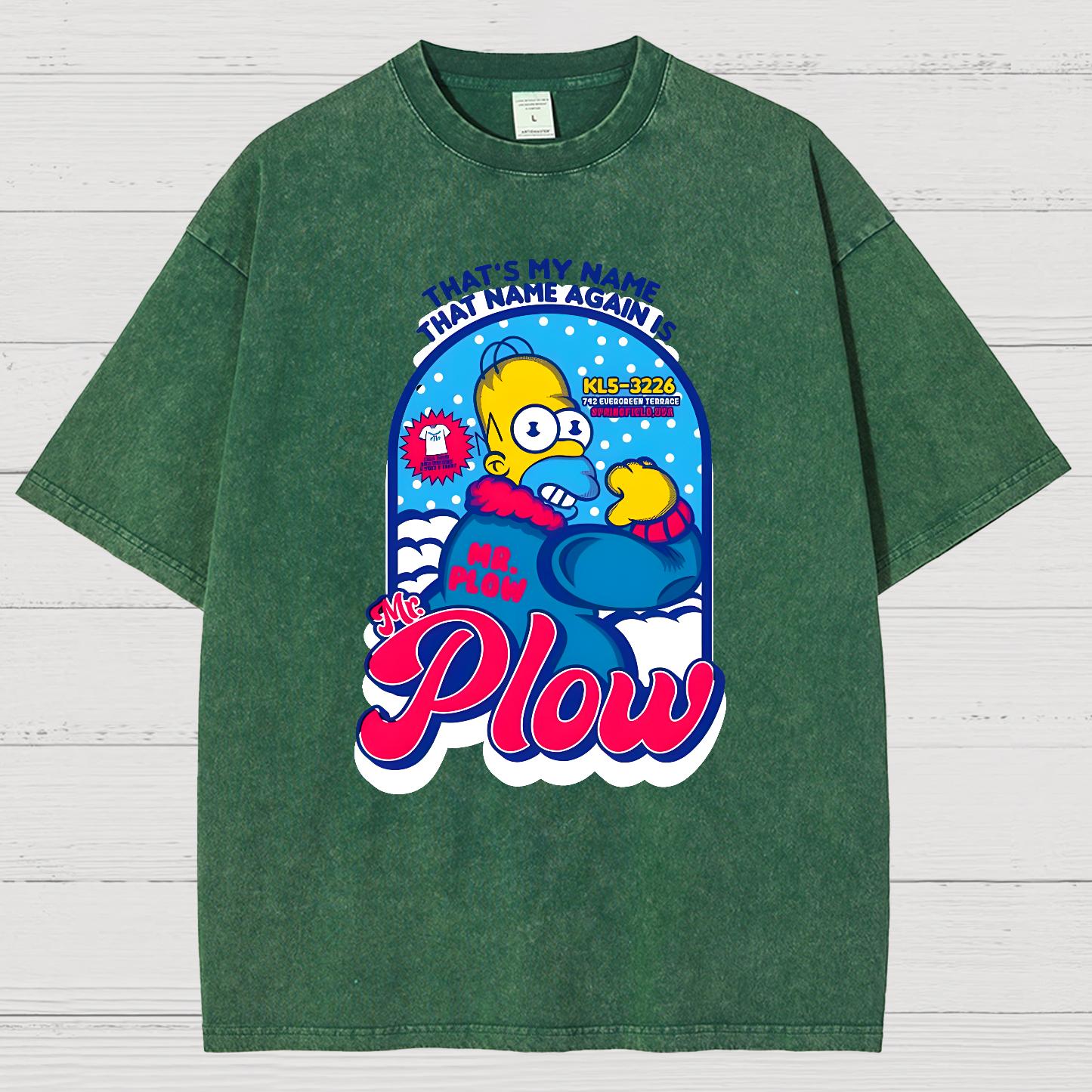 Mr. Plow Vintage Distressed T-shirt