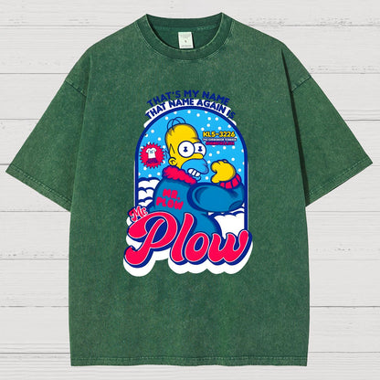 Mr. Plow Vintage Distressed T-shirt