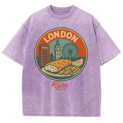 Rules.Century-Old Restaurant Vintage Distressed T-shirt