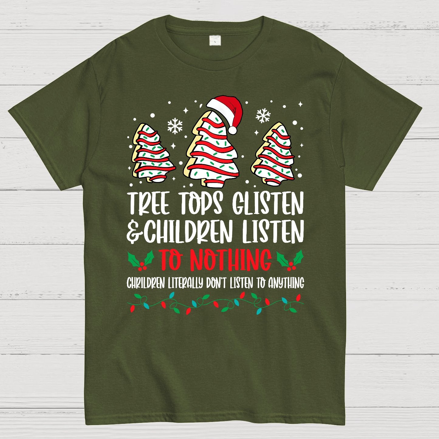 Tree Tops Glisten And Children Listen To Nothing Geek T-Shirt