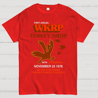 Vintage Retro Turkey Drop Geek T-Shirt