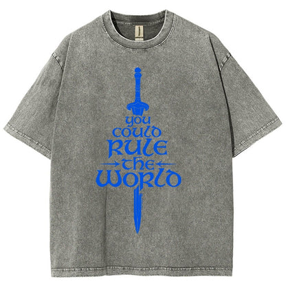 You Could Rule the World Vintage Distressed T-shirt