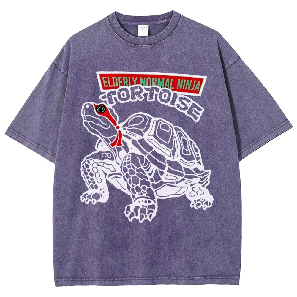 Elderly Normal Ninja Vintage Distressed T-shirt