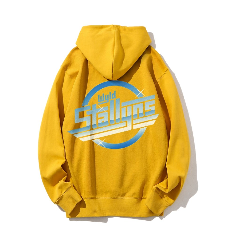 Wyld Stroke Printed Back Unisex Cotton Hoodie