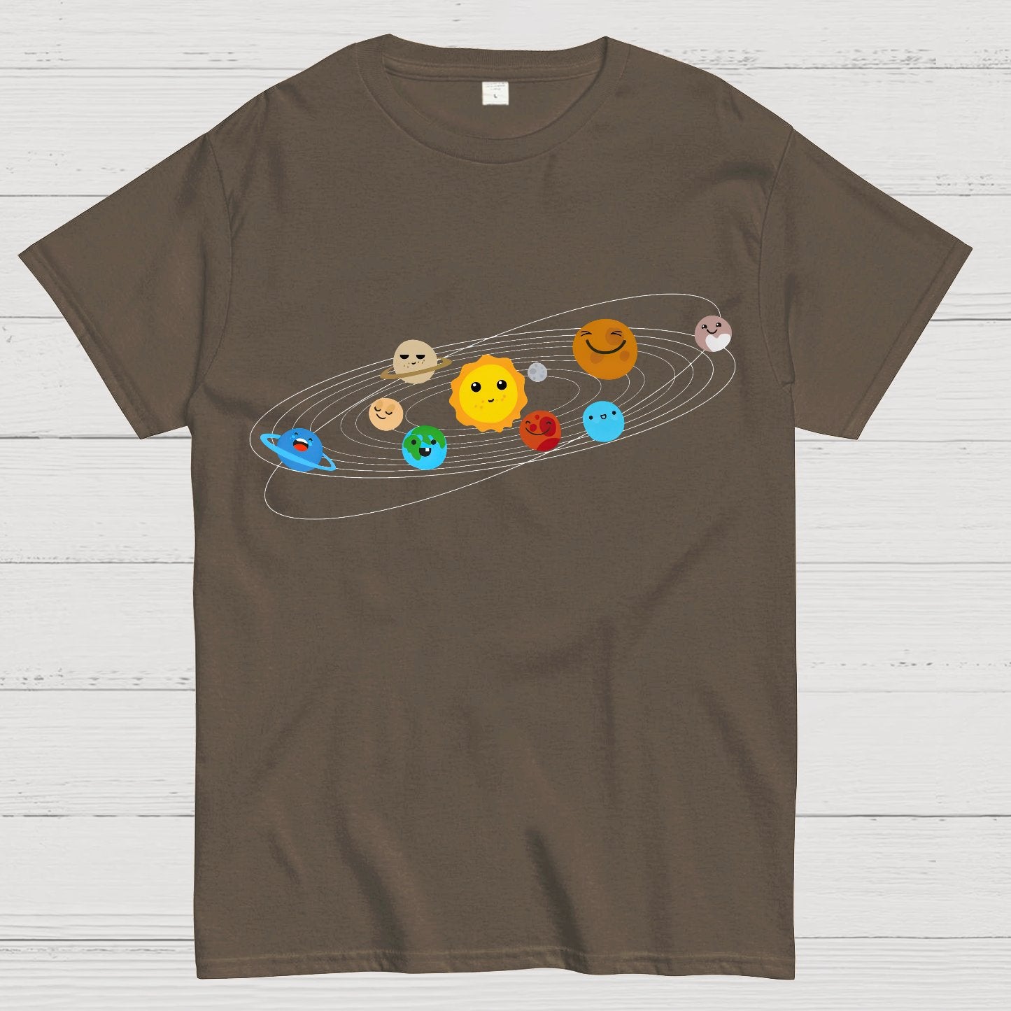 Solar System Nerdy T-Shirt