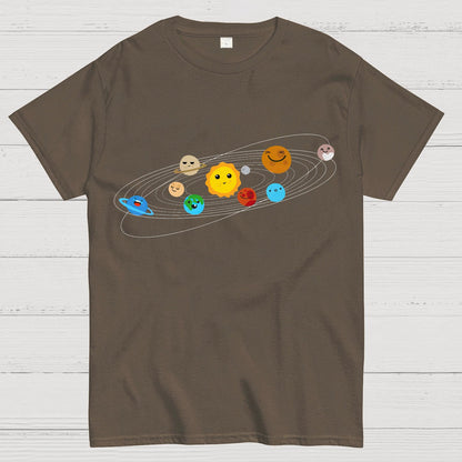 Solar System Nerdy T-Shirt