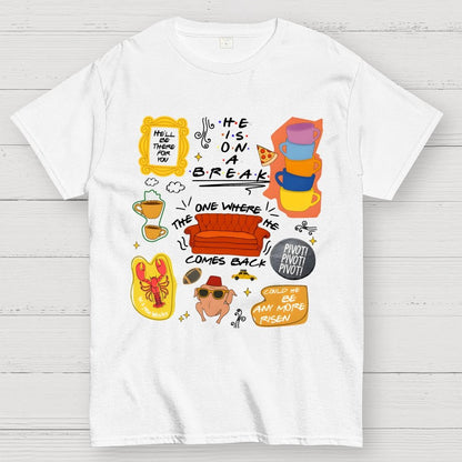 The one where he comes back Funny Easter Geek T-Shirt