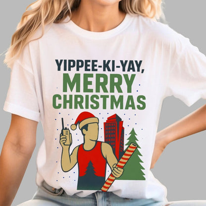 Yippee-Ki-Yay Merry Christmas Geek T-Shirt