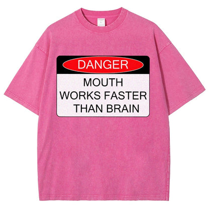 Danger Vintage Distressed T-shirt