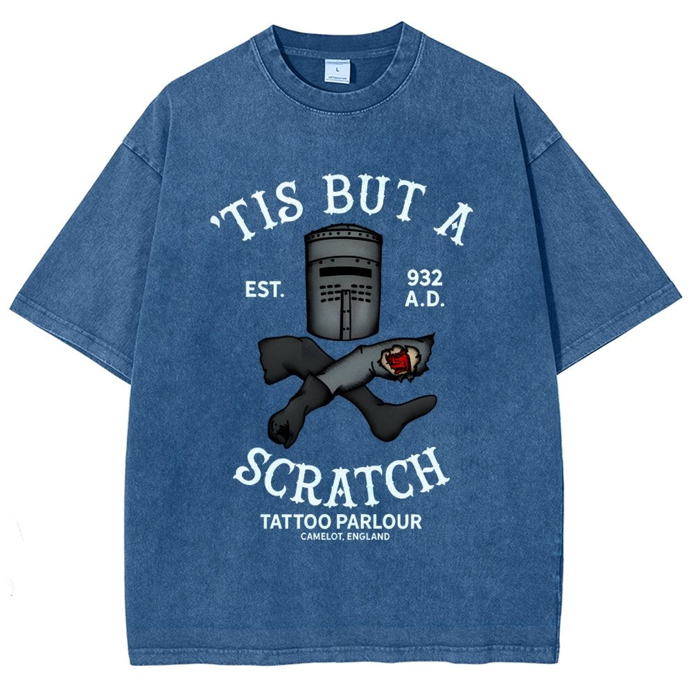 TIS BUT A SCRATCH Vintage Distressed T-shirt
