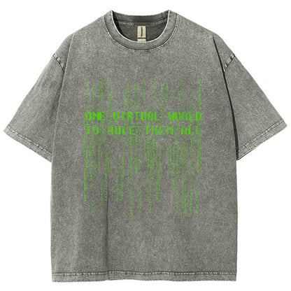 One Virtual Realm to Rule Them All Vintage Distressed T-shirt