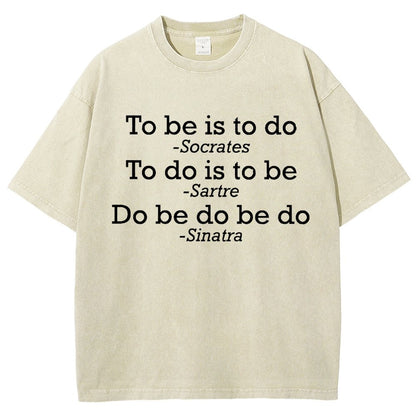 Do Be Do Be Do Joke Vintage Distressed T-shirt