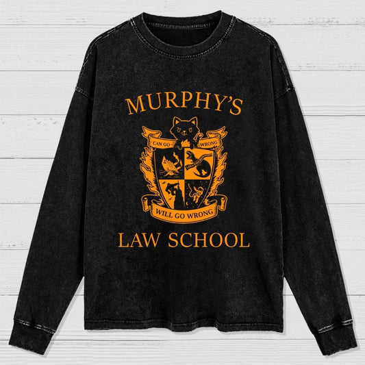Murphy's University Washed Long Sleeve Tee