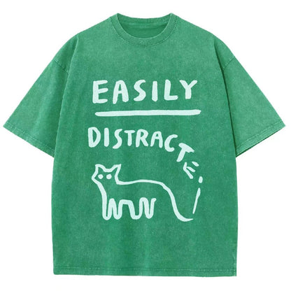 Easily Distrac Vintage Distressed T-shirt