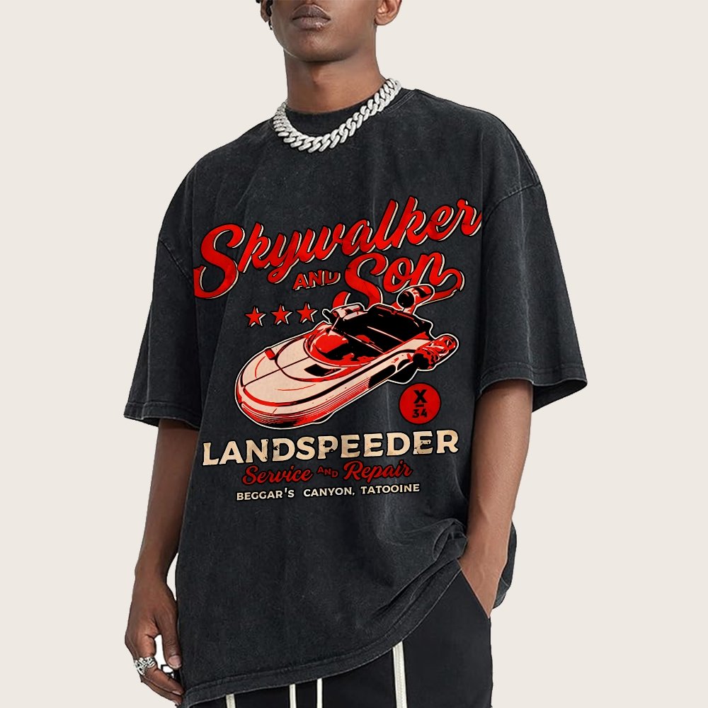 Speeder Shop Vintage Distressed T-shirt