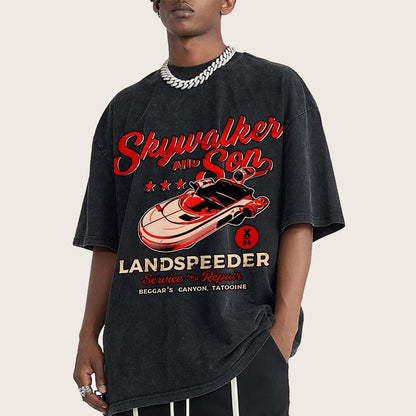 Speeder Shop Vintage Distressed T-shirt