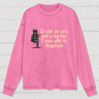 The Negotiation Washed Long Sleeve Tee