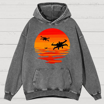 Geek Vintage Distressed Hoodie