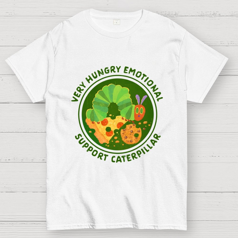 Emotional Support Caterpillar Geek T-Shirt