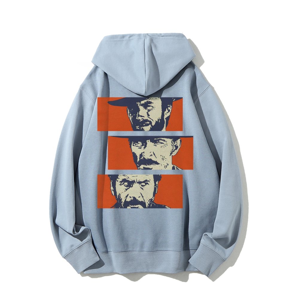 Buono Brutto Cattivo Printed Back Unisex Cotton Hoodie