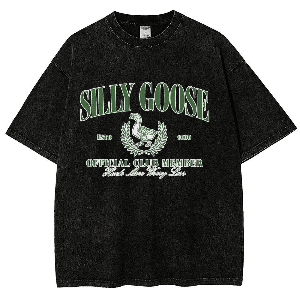 Silly Goose Official Club Vintage Distressed T-shirt
