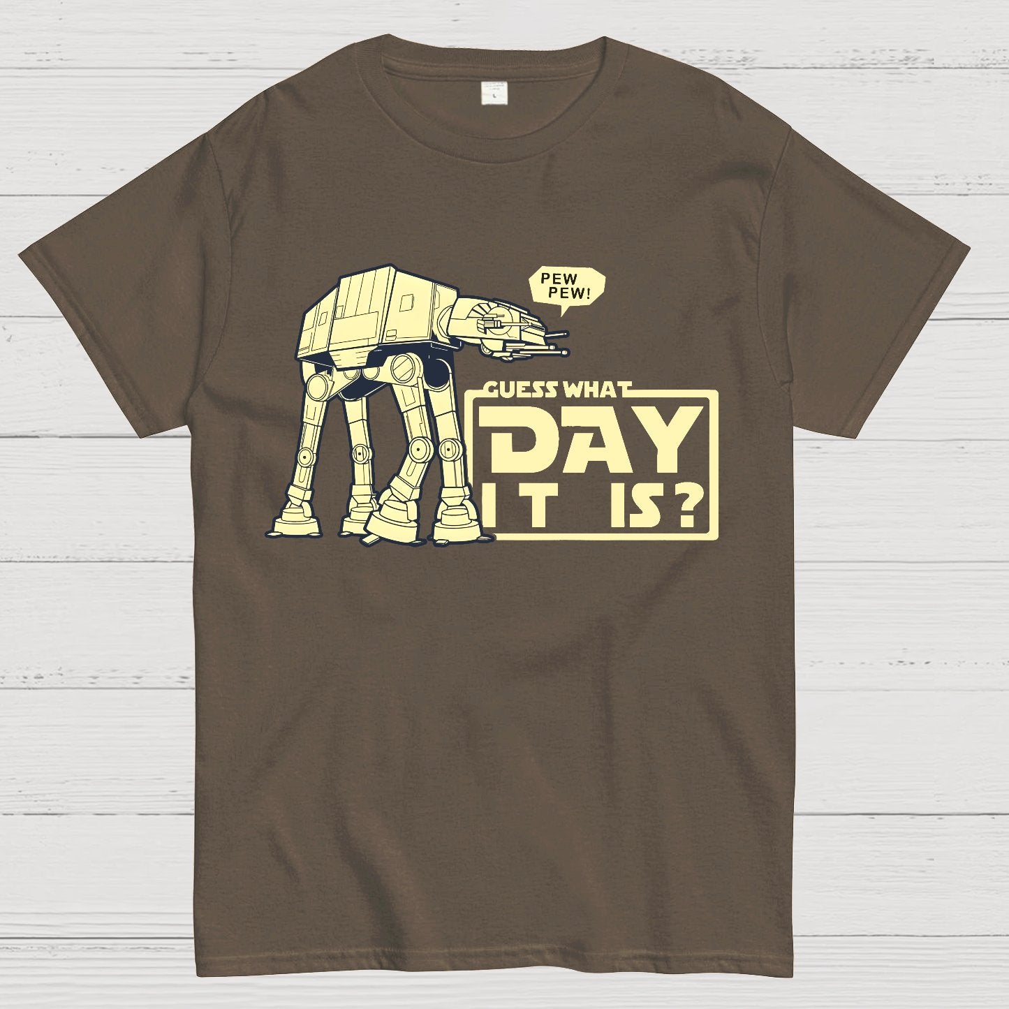 Pew Pew! Guess What Day It Is？Geek T-Shirt