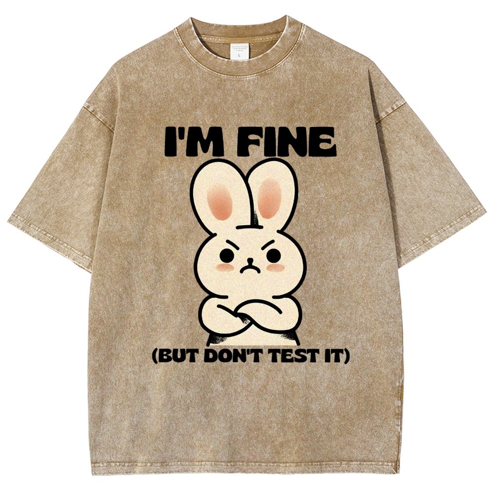 I'm Fine... Vintage Distressed T-shirt