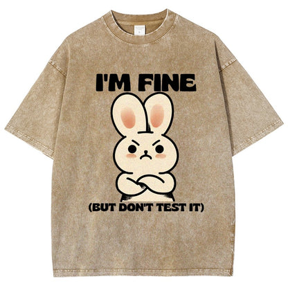 I'm Fine... Vintage Distressed T-shirt
