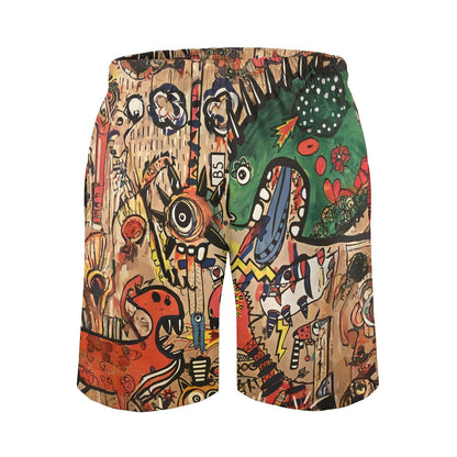 Art Graffiti Geek Shorts