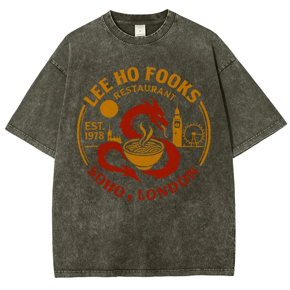 Lee Ho Fooks Chinese Restaurant Vintage Distressed T-shirt