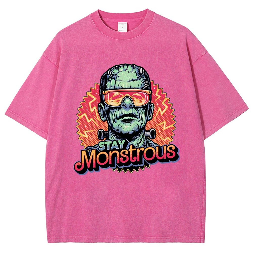Stay Monstrous Vintage Distressed T-shirt
