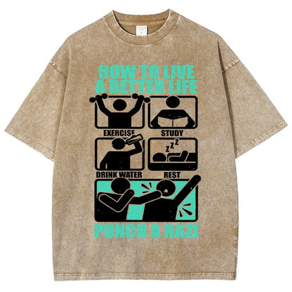 How To Have A Better Life Vintage Distressed T-shirt
